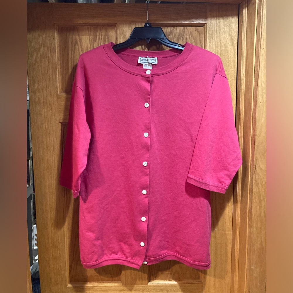 1990s deep pink tunic/tee